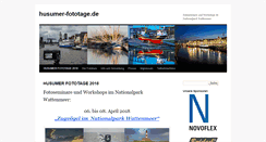 Desktop Screenshot of husumer-fototage.de